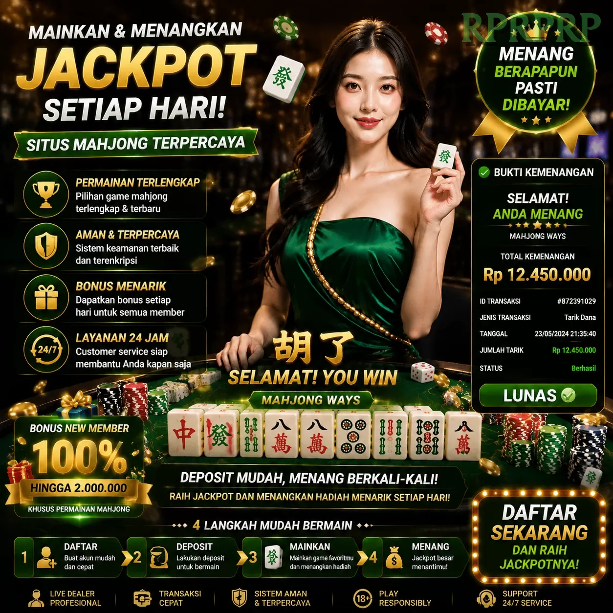 WELCOME BONUS NEW MEMBER 50_ promotion image